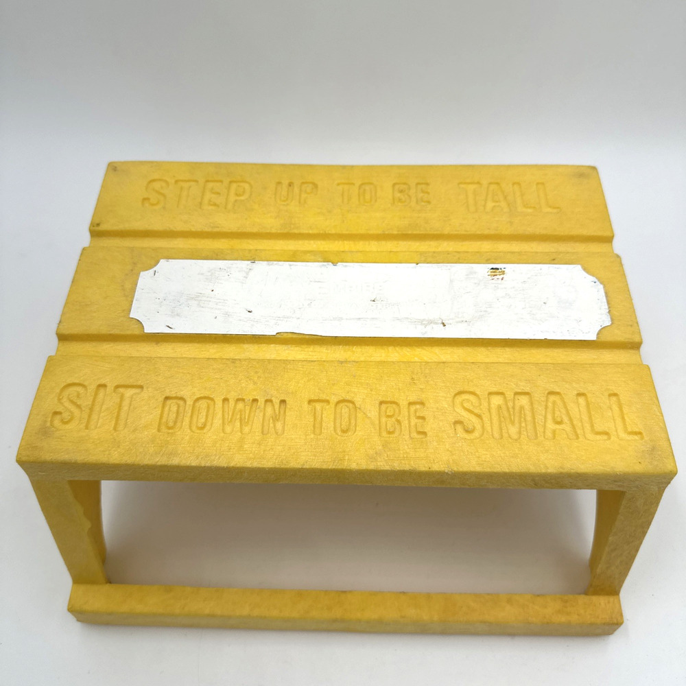 Vintage EMPIRE “Step Up To Be Tall Sit Down To Be Small” Child’s Step Stool